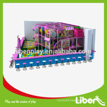 Playing Area Design Shopping Center Children Commercial Indoor Playground Equipment in Pink Color Theme Park